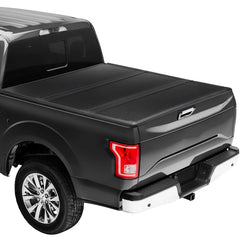 GARVEE Truck Bed Tonneau Cover for Tacoma SR5 5ft Bed, Hard Tri-Fold Truck Tonneau Cover Compatible with 2016-2023 Tacoma SR5 Access cab 5ft Bed, Black