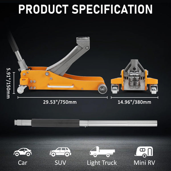 GARVEE Floor Jack Safety Features