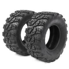 GARVEE Set of 2  ATV Trail Tires 6PR Knobby Sport Tires, Tubeless - AT25x10-12-6PR TL VICTORY