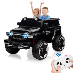 GARVEE 12V 2-Seater Kids Ride-On Car: Remote Control, Music, LED Lights, for Ages 3-8