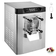 GARVEE Commercial Ice Cream Machine 1400W 20/5.3 Gph Hard Serve Ice Cream Maker with LED Display for restaurant shops dessert store