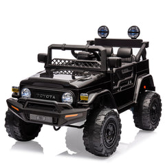 GARVEE 12V Ride-On Truck for Kids: Remote Control, Battery Powered Electric Car, Music, LED Lights, Suspension System, Double Doors, Safety Belt, Ride-On Toy
