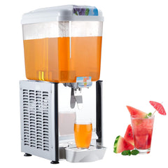 GARVEE Commercial Beverage Dispenser, 1 Tanks 4.75 Gallon 18L Juice Dispenser, 180W Stainless Steel Food Grade Lemonade Dispenser With Thermostat Controller, Drink Dispensers for Parties Restaurant