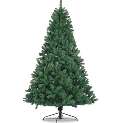 GARVEE 6ft Artificial Christmas Tree with 1000 Branch Tips Foldable Metal Base Metal Hinges Xmas Tree for Home Office Party Decoration Green One Size