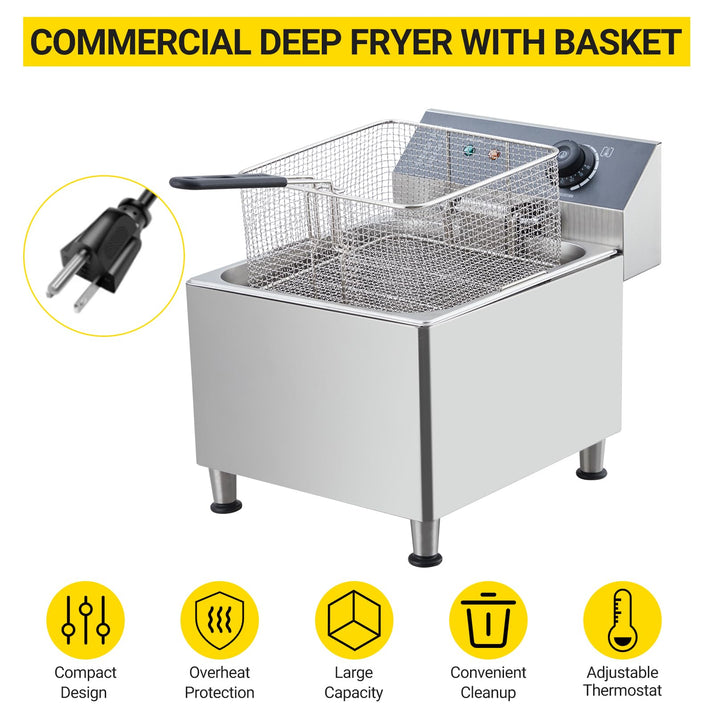 GARVEE Deep Fryer Front View