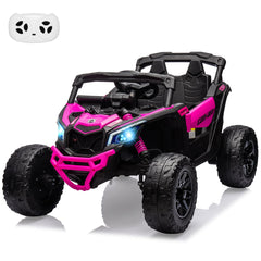 GARVEE 12V Can-Am Ride-On UTV: Remote Control, Large Seat, Music, LED Lights, Spring Suspension, for Boys & Girls