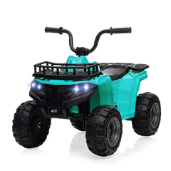 GARVEE 12V Kids Ride On Electric ATV, Ride Car Toy with Bluetooth Audio,High/Low Speed, LED Headlights, Battery Indicator & Radio Orange - Green