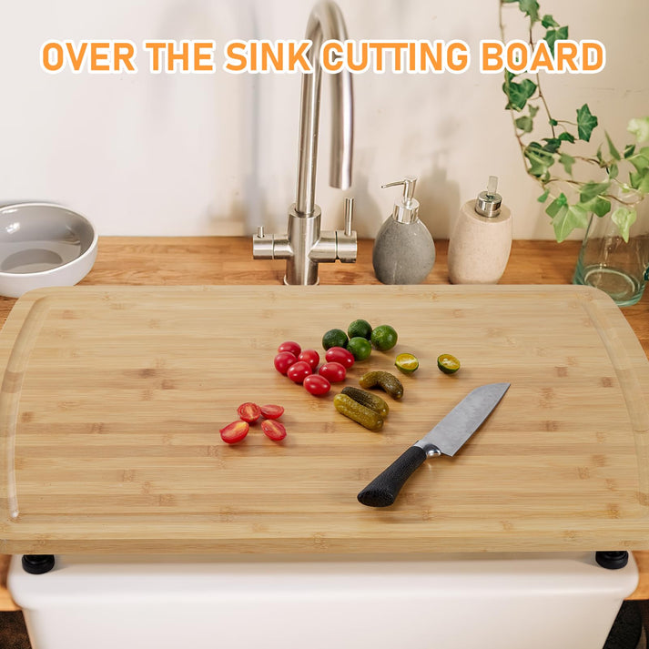 GARVEE Bamboo Cutting Board Features