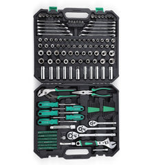 GARVEE 213-Pc Mechanic Tool Set, SAE/Metric for Auto & Home Repair