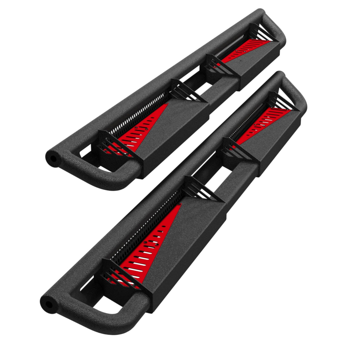 Running Boards Compatible with 2005-2023 Toyota Tacoma Double Cab,Steel Rock Slider for 2005-2023 Toyota Tacoma Double Cab,Steel Side Steps Nerf Bars
