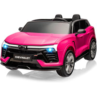 GARVEE 24V 2-Seater Chevrolet Blazer Kids Car with Remote Control, Bluetooth - Pink