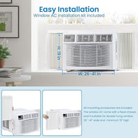 10000 BTU AC, Cools 450 Sq.Ft., Remote/App Control, Auto-Restart