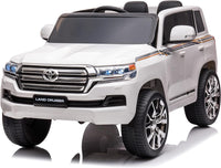 GARVEE 12V Toyota Land Cruiser Kids' Car: Remote, LED, 3 Speeds, Dual 45W Motors, USB Music, Seat Belt, CPC & ASTM Approved