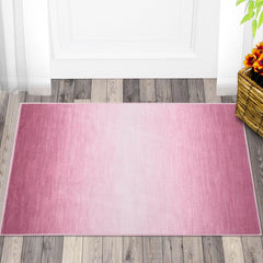 GARVEE Ombre Area Rug 2x3 Non-Slip Washable Carpet Polyester Low Pile Stain Resistant for Kitchen Living Room