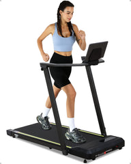 0.6-7.5 MPH Folding Treadmill, Space-Saving 265 LBS Weight Limit