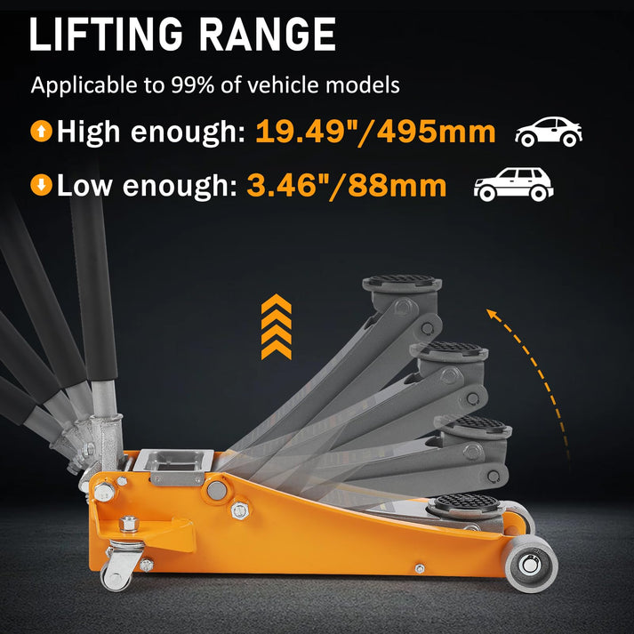 GARVEE Floor Jack Lifting Capability