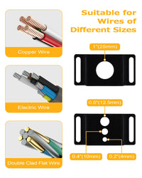 GARVEE Automatic Wire Stripping Machine for 0.06-0.98 Inch, High Precision Wire Stripper Tool for 7/0-15 AWG, Electric Wire Stripper for Scrap Cable Copper Recycling