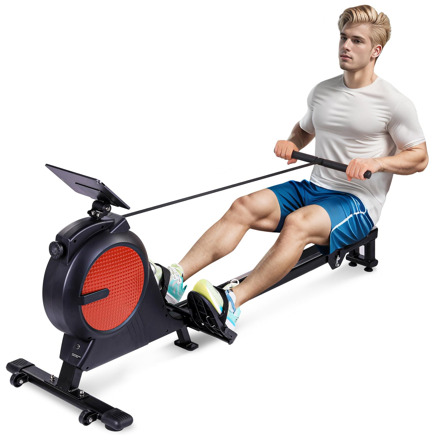 GarveeLife Magnetic Rowing Machine 350 LB Weight Capacity,Foldable Row