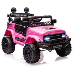 GARVEE 12V Kids Ride-On Truck: Parent Remote Control, LED Lights, Bluetooth, 3 Speeds, Suspension