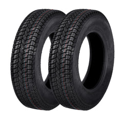 GARVEE 2 PCS Trailer Tires, ST175-80D13 175 80 13 6PR Trailer Tires With 13'' Rim, Load Range C 175/80D Premium Trailer Tires For Different Agricultural Terrains Towing