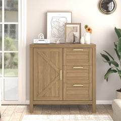 GARVEE Buffet Cabinet Sideboard with Storage, Accent Storage Cabinet,Modern Buffet Cabinet with Storage with Adjustable Shelves for Entryway Living Room Kitchen