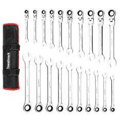 GARVEE 12-Piece Metric Ratchet Wrenches, 8-19mm, 72T, for Car Repair