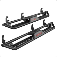 KYBOLT Running Boards Compatible with 2015-2022 Chevy Colorado/GMC Canyon SuperCrew Cab,Steel Two Stairs Rock Sliders for 2015 2016 2017 2018 2019 2020 2021 2022 Chevy Colorado/GMC Canyon Crew Cab