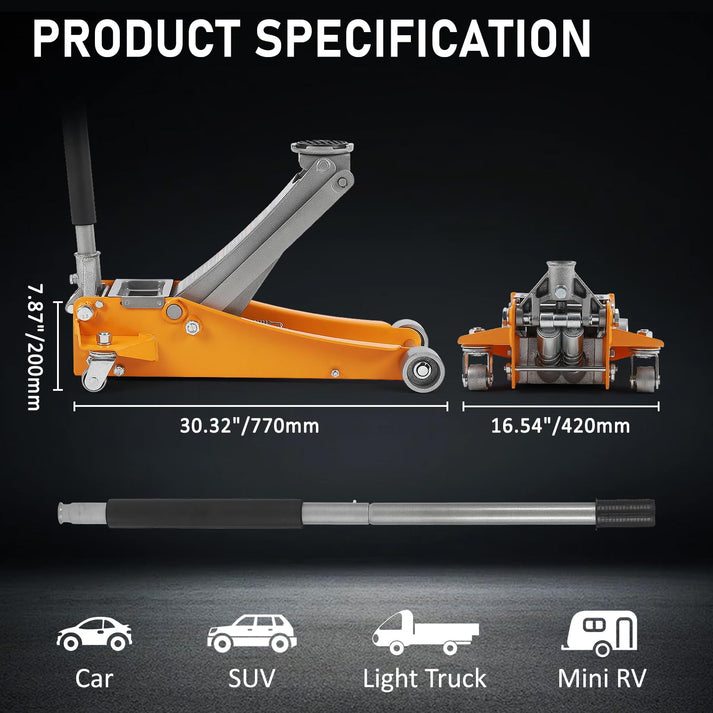 GARVEE Floor Jack Safety Features