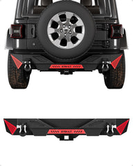 GARVEE Front & Rear Bumper for 2018-2023 Jeep Wrangler JL/Unlimited JLU, Heavy-Duty Steel, Easy Install, Off-road Ready