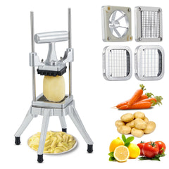 GARVEE Commercial Vegetable Fruit Chopper with 4 Stainless Steel Blades (1/4