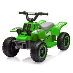 GARVEE 6V Kids Ride On Electric ATV, Ride Car with LED Headlights, Ride-On Toy for Toddlers 1-3 Boys & Girls with Music, Forward & Reverse - Green