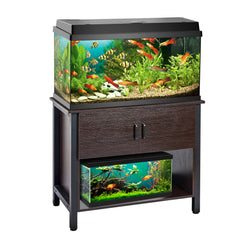 GARVEE Fish Tank Stand Metal Aquarium Stand with Cabinet Aquarium Turtle Tank 36.6