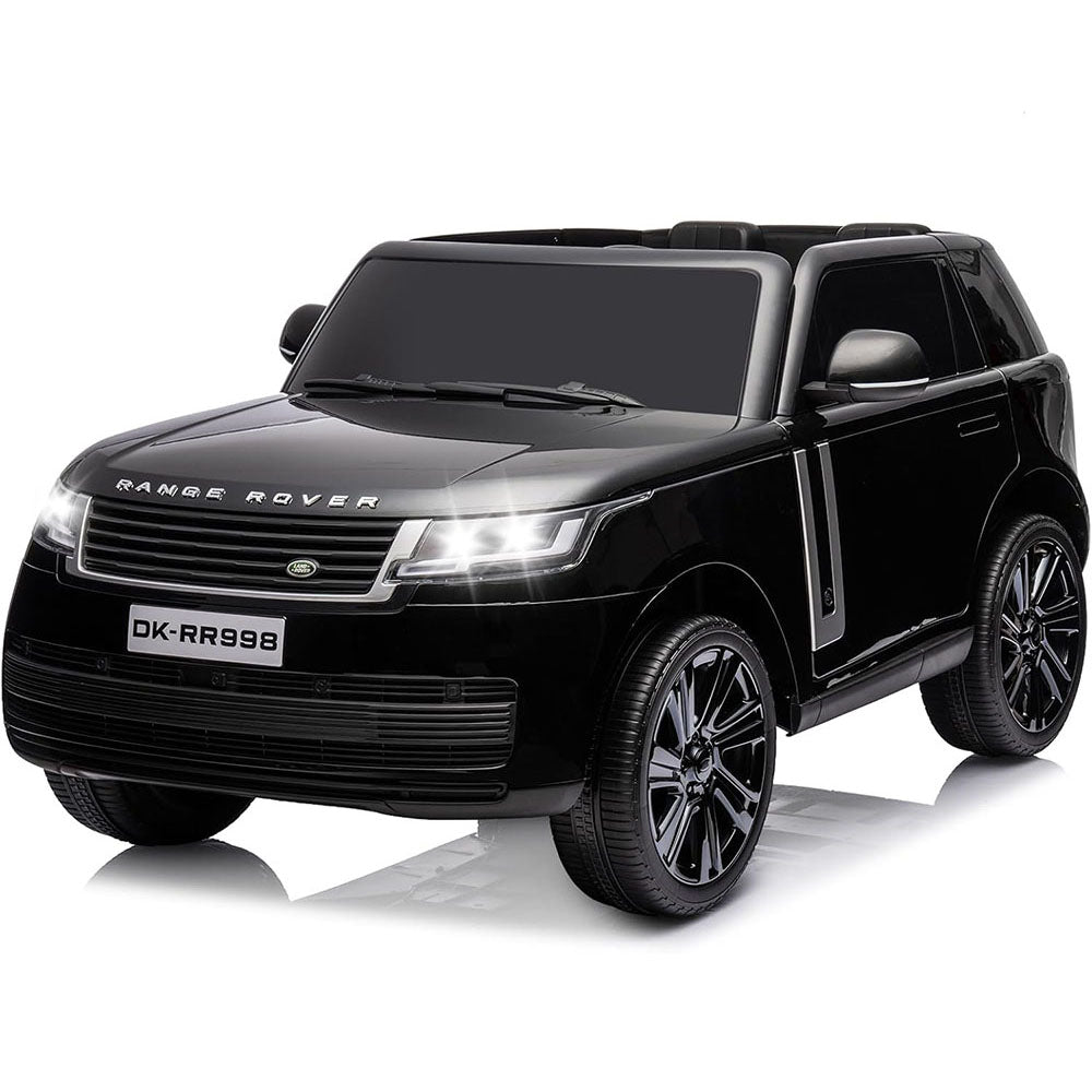 GARVEE 24V 2-Seater Land Rover Ride-On Car For age 3+, With MP3, 3 Speeds, Remote Control, LED, 4-Wheel Suspension - Black