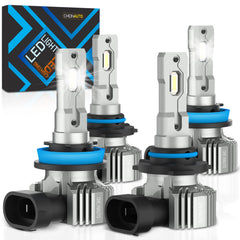 H11 Headlight Bulbs, 450% Brightness Headlights Bulbs, 12000 Lumens Wireless H11/H9/H8 Bulbs,Pack of 2