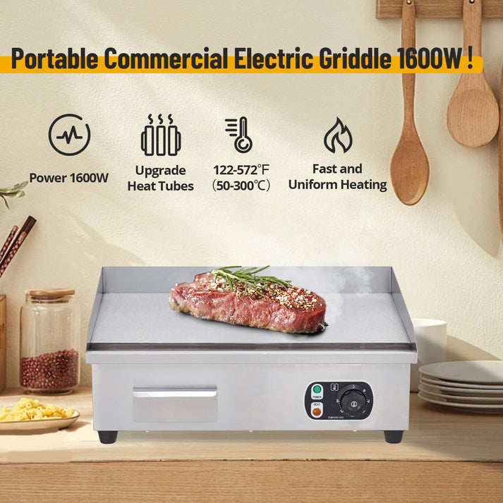 GARVEE Electric Griddle Control Panel