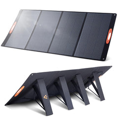 GARVEE 420W Portable Solar Panels, Foldable Solar Panel with MC4 Output for 99% Power Station/RV for Camping Home Blackout Folding Panel