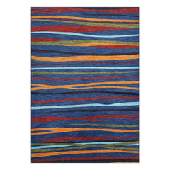 GARVEE 5x7 Area Rugs for Bedroom Rug for Living Room Large Area Rug Non Slip Modern Rug Abstract Floor Mats Throw Rugs for Dining Room Stain Resistant No Shedding Classroom Rug 5'x7' Blue Multi