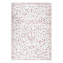 GARVEE 9x12 Rug for Living Room Washable Rugs Boho Rug for Bedroom Vintage Rug Non Slip Carpet Throw Rugs Large Rug Stain Resistant Office Rug Classroom Rug 9'x12' Pink