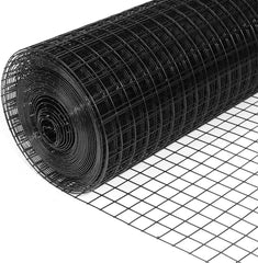 GARVEE Black Hardware Cloth 48 in x 100 ft 19 Gauge PVC Coated Wire Mesh Rolls - Durable, Anti-Rust, Versatile Use for Home and Garden Projects