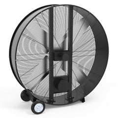 GARVEE 42 Inch High Velocity Floor Drum Fan, 14900 CFM Heavy Duty Barrel Fan, 2 Speeds, Ideal For Industrial Fan, Commercial Fan, Shop Fan, Gym Fan, Garage Fan