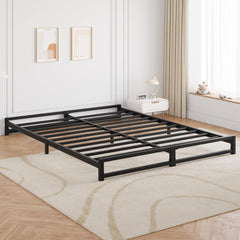 Garvee 6 Inch Full Size Metal Platform Bed Frame with Steel Slat Support, Mattress Foundation and No Box Spring Needed, Easy Assembly, Black (Full)