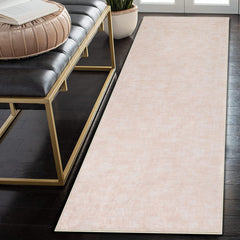 GARVEE Solid Runner Rug Machine Washable Ktichen Runner Rug 2x6 Long Hallway Runner Rug Modern Indoor Runner Rug for Living Room Bedroom Laundry, 2' x 6' Ivory Beige