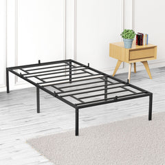 GARVEE King Bed Frame Heavy Duty Steel Slat Mattress Foundation No Box Spring Needed Easy to Assemble Noise Free