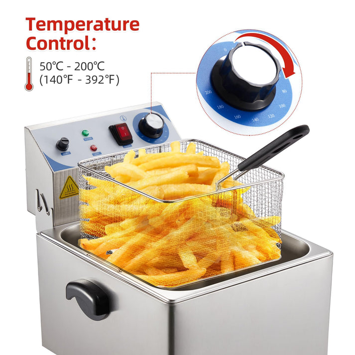 GARVEE Deep Fryer Front View