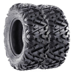 GARVEE 26x11-14 6PR TL UTV ATV Tire - All Terrain 26x11x14 Tires, Rim 14 * 7, OD 26in, SW 11in, Max Load 465lbs each Tire, LCI/SI 54F - QD 23x7-10 4PR