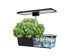 GARVEE 12 Pods Hydroponics Growing System Indoor Garden Kit with 36W 5 Color LED Grow Light