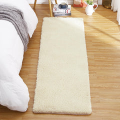 GARVEE Area Rug 2x6 Rug Entryway Fall Door Mat Non-Slip Front Door Mat Throw Floor Carpet for Bedroom Kitchen Bathroom Rug Pads for Hardwood Floor Room Decor,Beige