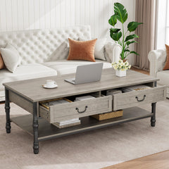 GARVEE Coffee Table with Drawers 41