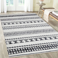 GARVEE Area Rug 3x5 Boho Geometric Distressed Rug for Living Room Soft Washable Bedroom Rugs Tribal Non-Shedding Entryway Rug Anti-Slip Foldable Carpet Dining Room Home Office Area Rug