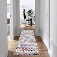 Garvee Runner Rug 2x6 Washable Runner Rug Non-Slip Stain Resistant Floor Carpet Long Hallway Runner Rug Kitchen Runner Rug Boho Rug for Living Room Bedroom, Colorful